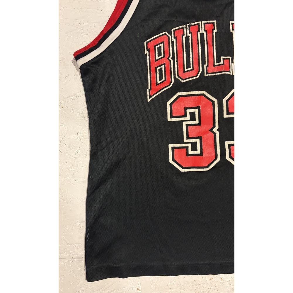 Vintage Champion Chicago Bulls Scottie Pippen Basketball Jersey Size‎ 44 NBA - Picture 3 of 11